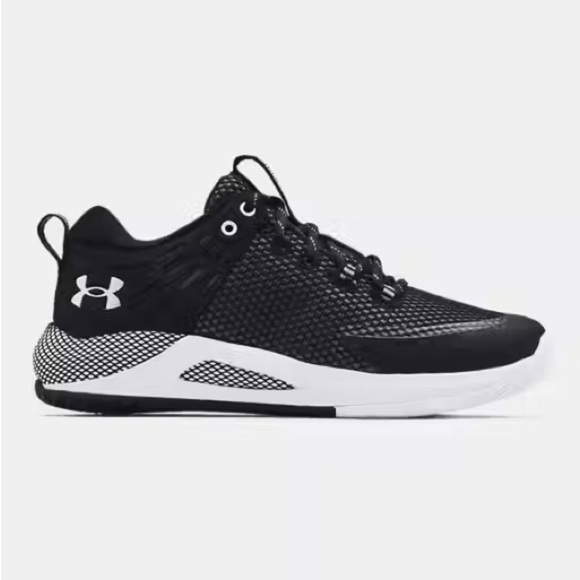 NIB Under Armour Women’s Hovr Block City Athletic Shoes in Black/White size 6.5 - Picture 1 of 9